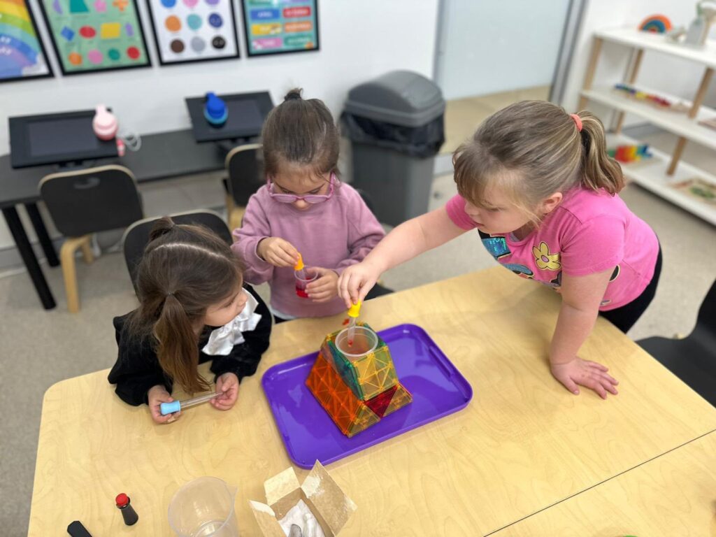 502618876_122126350652798851_2789787291124831838_n Preschoolers conducting a fun science experiment.
